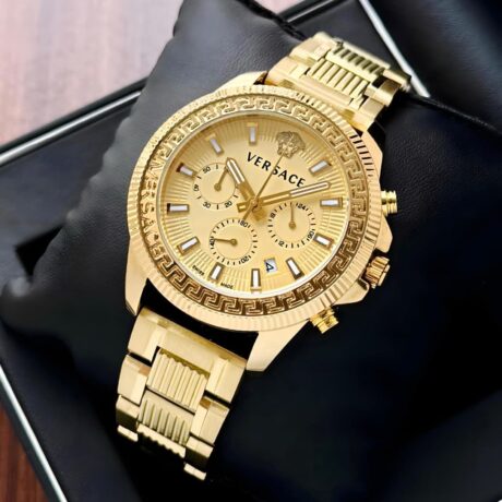 Versace Golden Luxury Watch for Men Under 5000 – Premium Finish