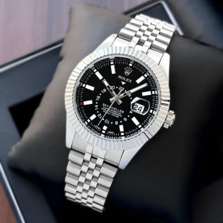 Rolex Sky-Dweller Silver Watch for Men Under 5000 | Luxury Style
