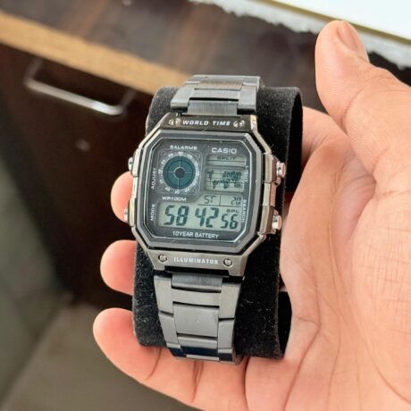 Casio Youth Watches Black Dial Men's Watch Under 3000