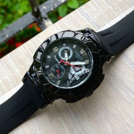 Tissot T-Race Black Chronograph Watch for Men Under 4000